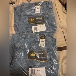 Men’s Blue Carpenter Loose Fit Straight Leg Jeans. Lot of 2. Size 36 x 36